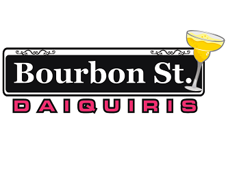 Bourbon Street Daiquiris logo design by coco