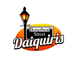 Bourbon Street Daiquiris logo design by DreamLogoDesign