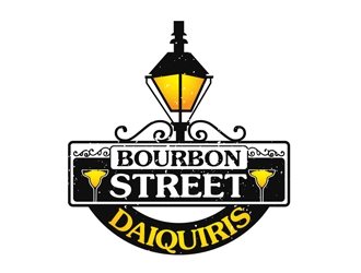 Bourbon Street Daiquiris logo design by DreamLogoDesign