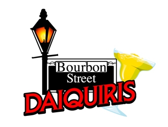 Bourbon Street Daiquiris logo design by DreamLogoDesign