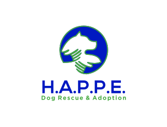 H.A.P.P.E. Dog Rescue & Adoption logo design by logitec