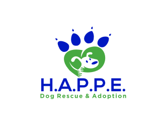 H.A.P.P.E. Dog Rescue & Adoption logo design by logitec