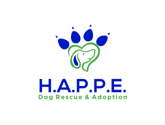 H.A.P.P.E. Dog Rescue & Adoption logo design by logitec