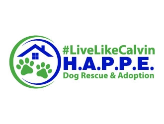 H.A.P.P.E. Dog Rescue & Adoption logo design by J0s3Ph