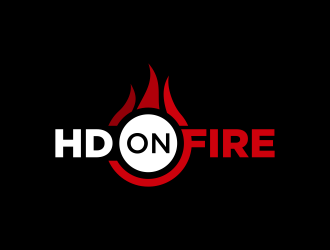 HD ON FIRE logo design by .:payz™