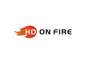 HD ON FIRE logo design by Franky.