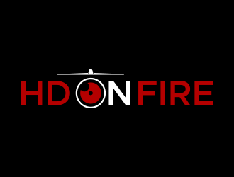 HD ON FIRE logo design by lexipej