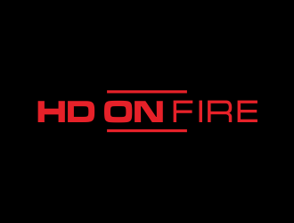 HD ON FIRE logo design by afra_art