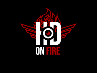 HD ON FIRE logo design by Sarathi99