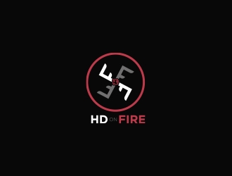 HD ON FIRE logo design by Eliben