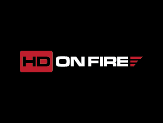 HD ON FIRE logo design by fajarriza12
