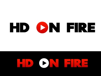 HD ON FIRE logo design by Maddywk