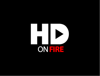 HD ON FIRE logo design by Patrik