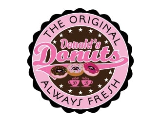 Donald’s Donuts logo design by dhika