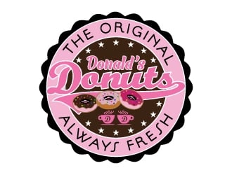 Donald’s Donuts logo design by dhika