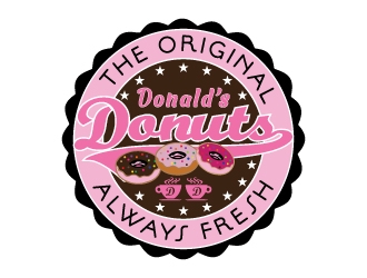 Donald’s Donuts logo design by dhika