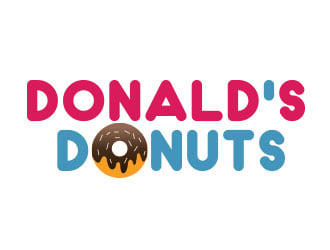 Donald’s Donuts logo design by AB212
