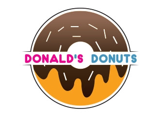 Donald’s Donuts logo design by AB212