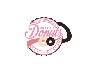 Donald’s Donuts logo design by bricton