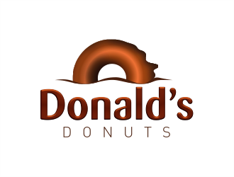 Donald’s Donuts logo design by MagnetDesign