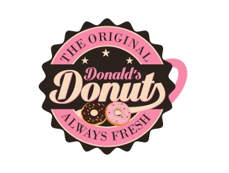 Donald’s Donuts logo design by fantastic4