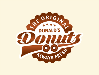Donald’s Donuts logo design by MagnetDesign