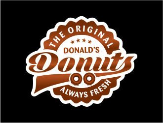 Donald’s Donuts logo design by MagnetDesign