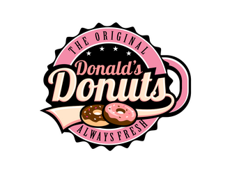 Donald’s Donuts logo design by haze
