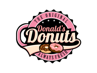 Donald’s Donuts logo design by haze
