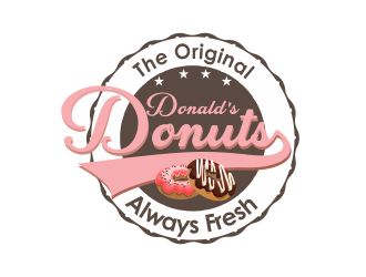 Donald’s Donuts logo design by ROSHTEIN