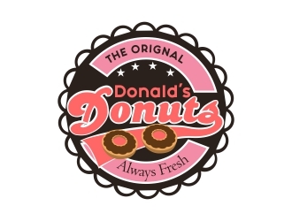 Donald’s Donuts logo design by mckris