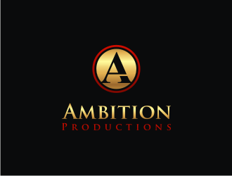 Ambition Productions logo design by mbamboex