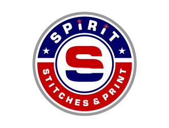 Spirit Stitches & Print logo design by Girly