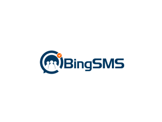 BingSMS or BingSMS.com logo design by kanal