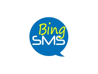 BingSMS or BingSMS.com logo design by shernievz