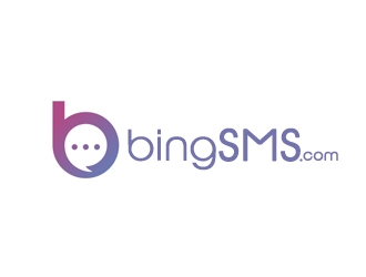BingSMS or BingSMS.com logo design by samueljho