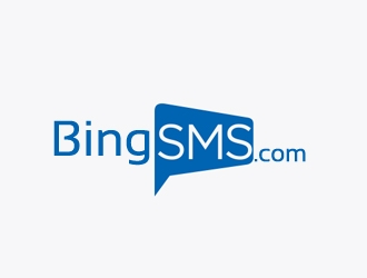 BingSMS or BingSMS.com logo design by gilkkj