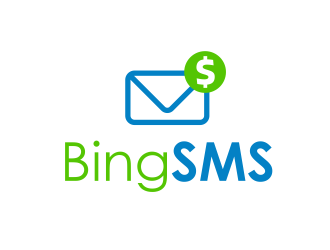 BingSMS or BingSMS.com logo design by serprimero