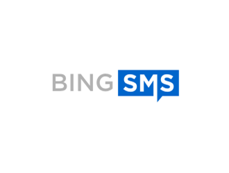 BingSMS or BingSMS.com logo design by sheilavalencia