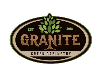 Granite Creek Cabinetry  logo design by REDCROW