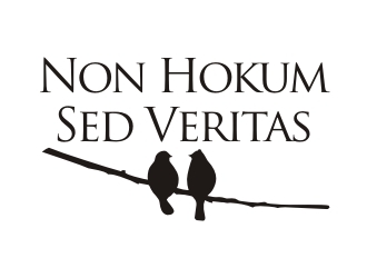 Non Hokum Sed Veritas logo design by babu