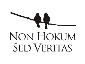 Non Hokum Sed Veritas logo design by babu
