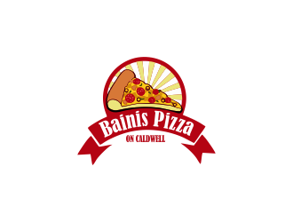 Bainis Pizza on Caldwell logo design by kanal