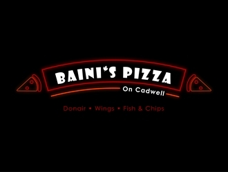 Bainis Pizza on Caldwell logo design by ksantirg