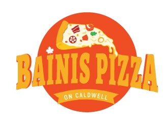 Bainis Pizza on Caldwell logo design by emberdezign