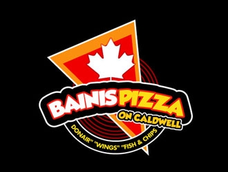 Bainis Pizza on Caldwell logo design by LogoInvent