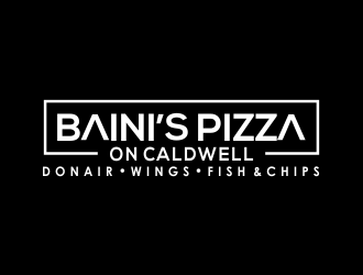 Bainis Pizza on Caldwell logo design by done