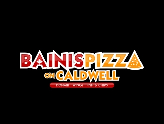 Bainis Pizza on Caldwell logo design by MarkindDesign