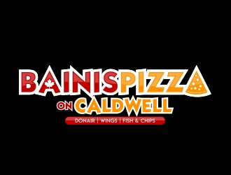 Bainis Pizza on Caldwell logo design by MarkindDesign