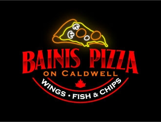 Bainis Pizza on Caldwell logo design by daywalker